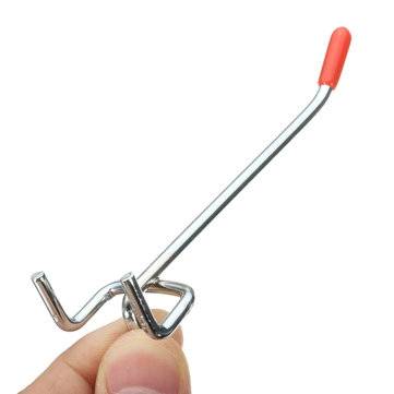 25Pcs 100mm Length Peg Board Pegboard Hooks Garage Workshop Hanging Tool Storage Display Home Hook