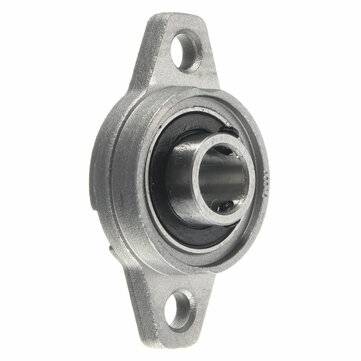 2pcs KFL001 Zinc Alloy Pillow Block Flange Ball Bearing 12mm Bore Diameter KFL Bearing