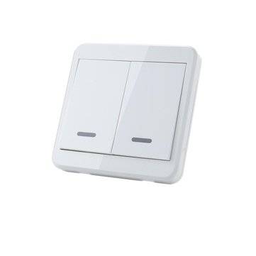 2pcs KTNNKG Wireless Light Switch Kit + KTNNKG 433MHz Universal Wireless Remote Control 86 Wall Pane