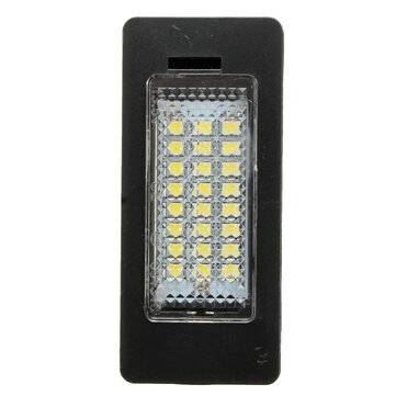 2PCS LED License Light Number Plate Lamp For BMW E39 E60 E82 E70 E90 E92 1/3/5/X Series
