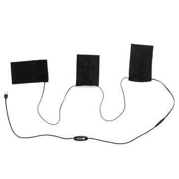 3 Gear USB Electric Heating Pads Thermal Vest Clothes Heated Mobile Warming Gear