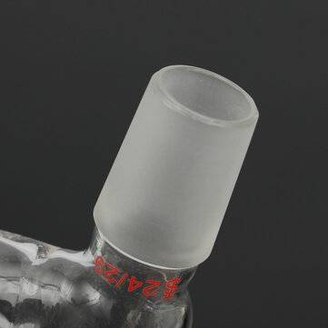 3 Way Glass Claisen Adapter w/ 24/29 Joints Borosilicate Connecting Adapter Glassware