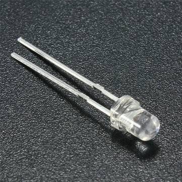 300PCS 3MM 5 Color Assortment Round Clear Bright LED Light Emitting Diodes Lamp