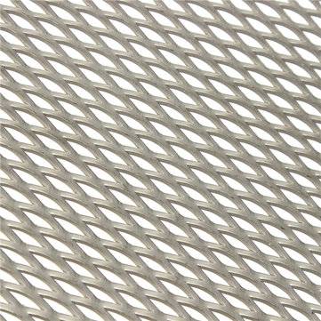 300x200mm Titanium Metal Mesh Perforated Diamond Holes Plate 1mm