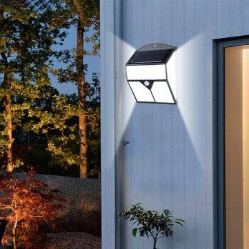 318/436LED Solar Wall Light Human Body Induction + Light Control IP65 Yard... (LED QUANTITY: 436LED)