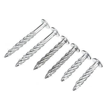 32Pcs Galvanized Threaded Nail Expansion Screw Nails Door Frame and Safety Speed Bump Fixing Pull Bu