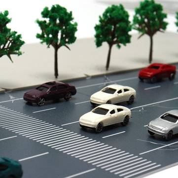 33Pcs 1:144 Battle Damaged Building Outland Model Railway Office Scene For Gundam Gift