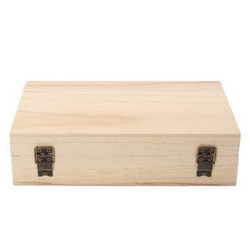 35 Grids Wooden Bottles Box  Container Organizer Storage for Essential Oil Aromatherapy