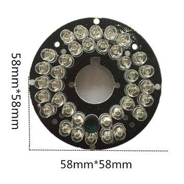 36 LED IR Lights 850nm Width Conch Hemisphere Camera Infrared Illuminator Board