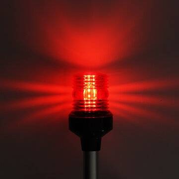360 4500K LED Navigation Light Yacht Marine Surround Signal Indicato... (INCH: 8INCH | COLOR: RED)