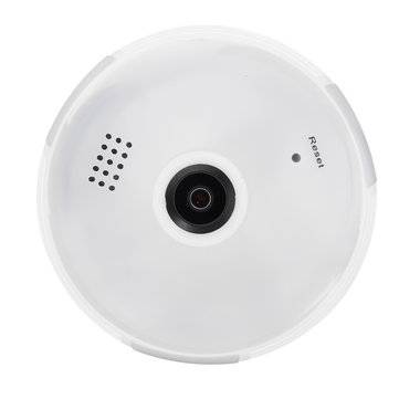 360 Degree FishEye Panoramic Full HD 1080P WiFi IR Camera Light Bulb Remote Monitoring