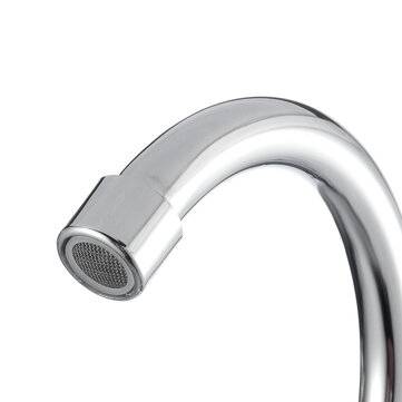 360 Degree Rotation Single Cold Faucet Brass Kitchen Sink Vertical Faucet