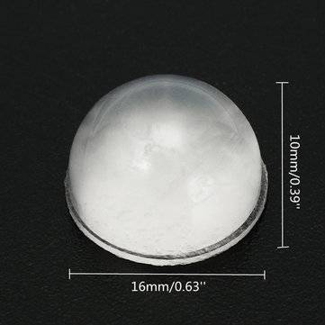 36Pcs Clear Rubber Feet Bumper Silicone Self-adhesive Anti-slip 1610mm