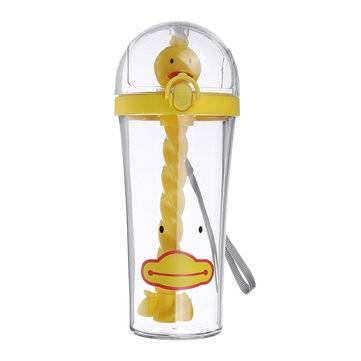 Creative Silicone Kids Baby Sippy Lids Stretchable Spill Proof Cup for Drinking (COLOR1: YELLOW)