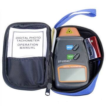 DANIU DT2234C+ Digital Laser RPM Tachometer Non Contact Measurement Tool