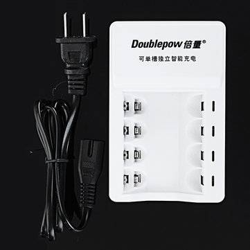 Doublepow K11 4 Slot AA AAA Rechargeable Battery Charger (ADAPTOR: EUPLUG)