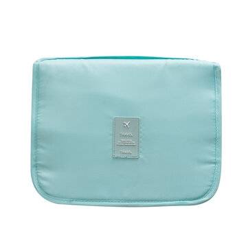 Hanging Toiletry Bag Travel Organizer Wash Make Up Cosmetic Bag Case for Women Men... (COLOR.: BLUE)