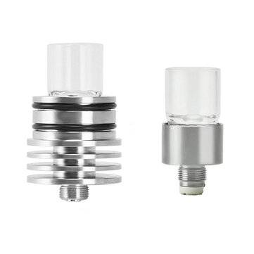 Longmada Motar 510 Thread Glass Mouth Heating Chamber Attachment Quartz Coilless