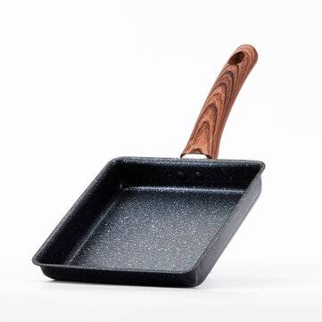 Mini Nonstick Pan Fried Egg Pot with Iron Material Genera... (SIZE: M | COLOR: OAKCOLOR(WHITEFRAME))