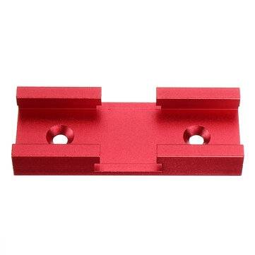 Red 80mm Aluminum Alloy Miter T-Track Connector Nut Slider DIY Woodworking Tool