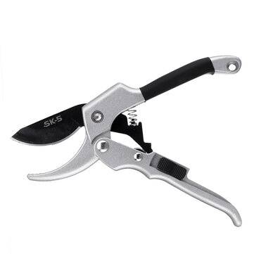 SK5 Steel Professional Pruning Shear Plant Scissor Garden Pruner Secateurs Tool (COLOR: SILVER)