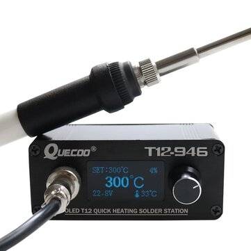 T12-946 Mini Soldering Station Electronic 1.3inch Bigger Display Digital Controller with 907 Plastic