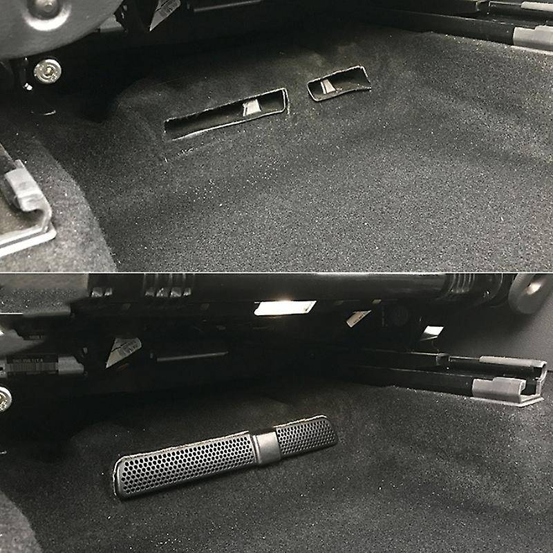2PC Car Air Outlet Cover for 2016-2018 Back Seat Under Car Rear Seat Air Conditioning Vent Cover