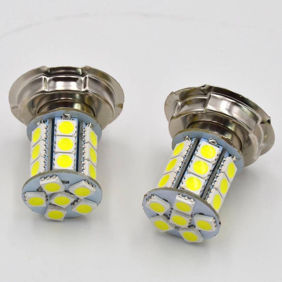 2Pcs 12V P26S 24SMD LED White Motorbike Motorcycle Headlight Bulbs Lamp for Motorbikes/Motorcycles