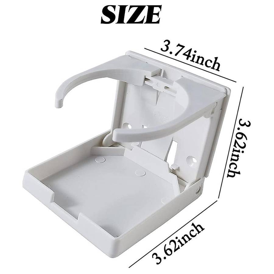 2PCS Adjustable Folding Drink Holder Universal Car Cup Bottle Holder for Marine Boat Caravan Car Tr