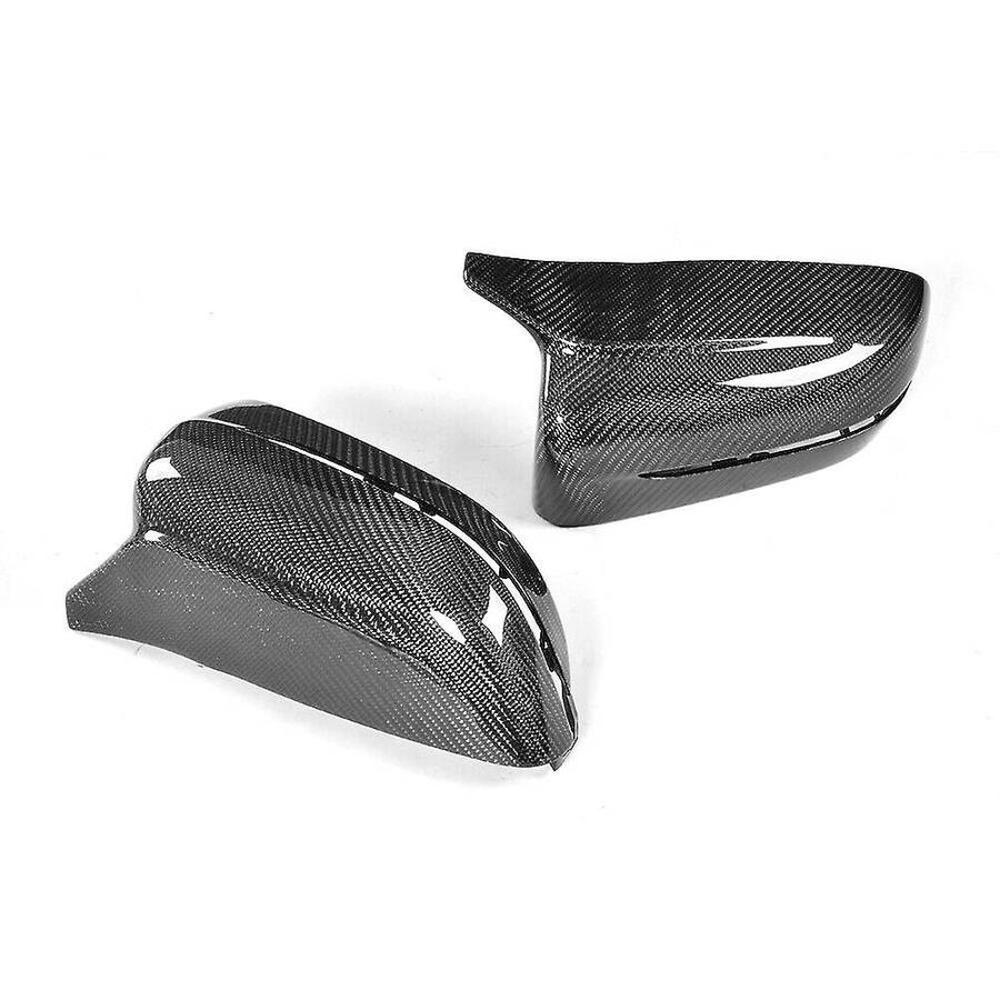 2Pcs Car Carbon Fiber Side Rear View Mirror Cover Replacement for  5 Series G11 G12 G30 G38 2017-201