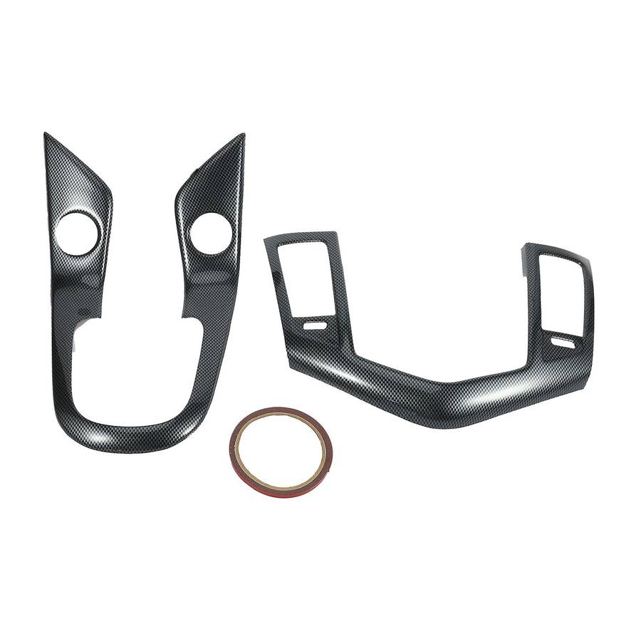 2Pcs Car Central Console Frame Cover Stickers for 2009-2013 2015 MT Auto Accessory