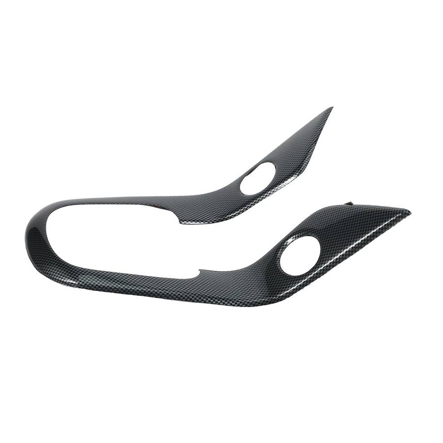 2Pcs Car Central Console Frame Cover Stickers for 2009-2013 2015 MT Auto Accessory