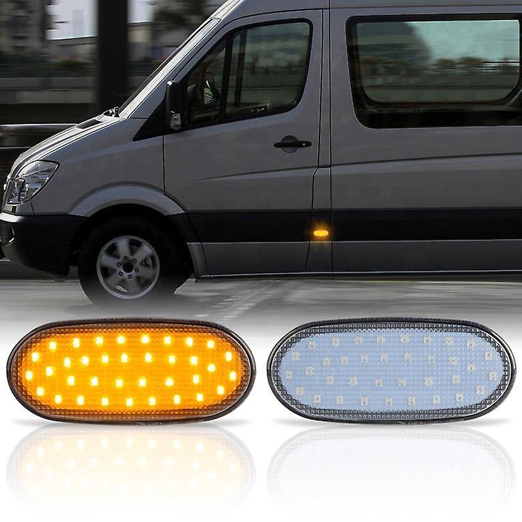 2Pcs Car Dynamic LED Side Marker Light Turn Signal Light for Sprinter W906 2006-2013
