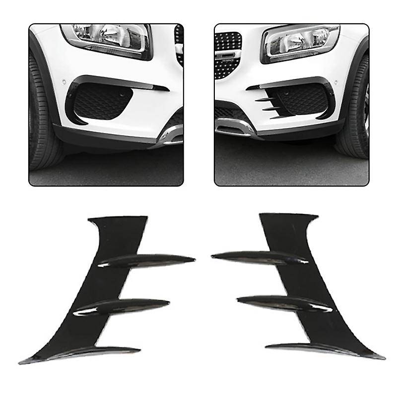 2Pcs Car Front Bumper Splitters Side Wind Knife for - X247 GLB180 GLB200 GLB250 2020 2021