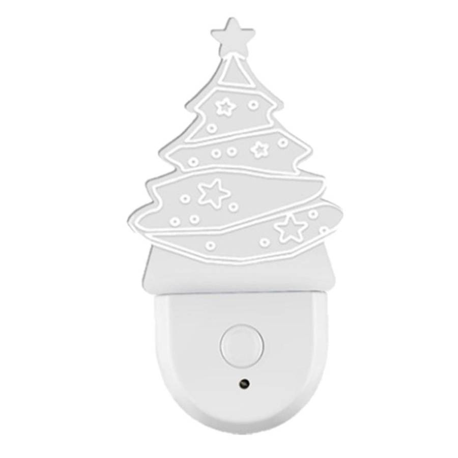 2pcs Christmas Tree Night Light, Color-changing Kids Night Light, Dusk-to-dawn Sensor, Rainbow Led