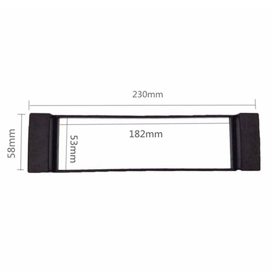 2Pcs Fascia 1 Din Frame for A3 8L A6 4B Seat Toledo Scudo Stereo Facia Plate Dash CD Trim Radio Cove
