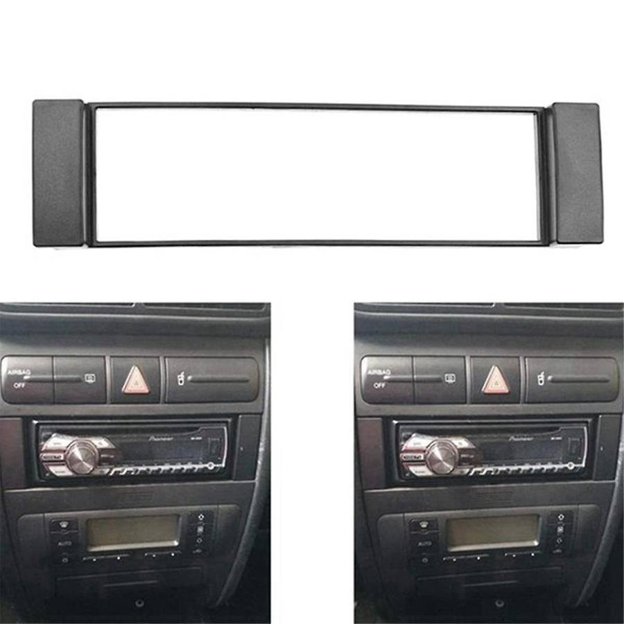 2Pcs Fascia 1 Din Frame for A3 8L A6 4B Seat Toledo Scudo Stereo Facia Plate Dash CD Trim Radio Cove