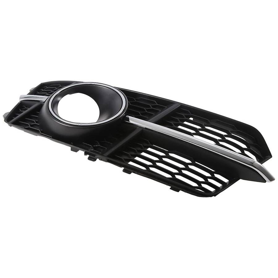 2Pcs Front Bumper Fog Light Grille Fog Lamps Mask Cover for A6 C7 Racing Grills 4G0807681AG 4G080768
