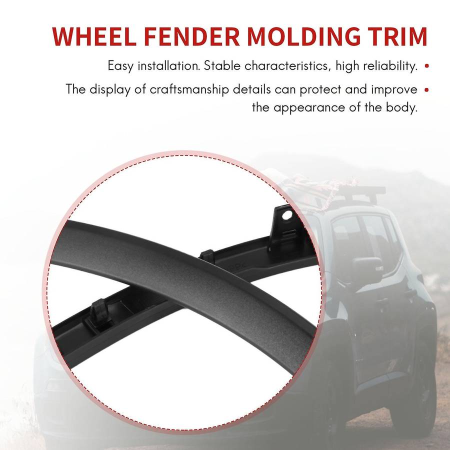 2pcs Front Bumper Wheel Fender Molding Trim for Honda Crv 2007-2011 71108-swa-000 71103-swa-000