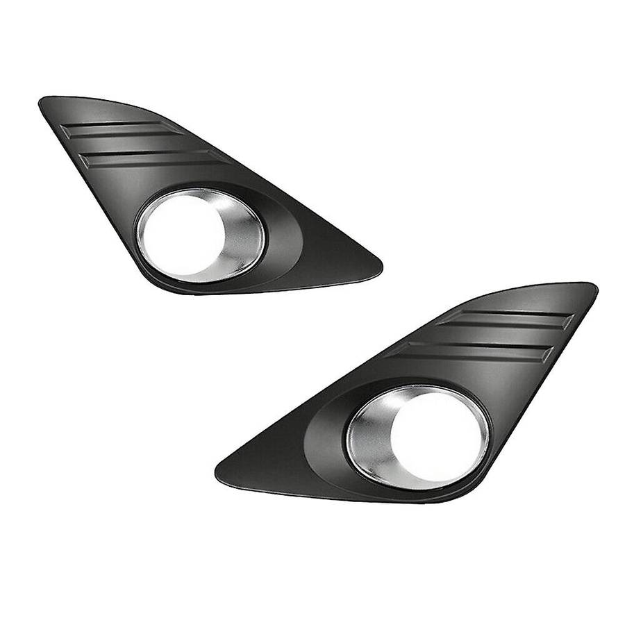 2Pcs Front Fog Light Grille Lamp Cover for 2012-2014