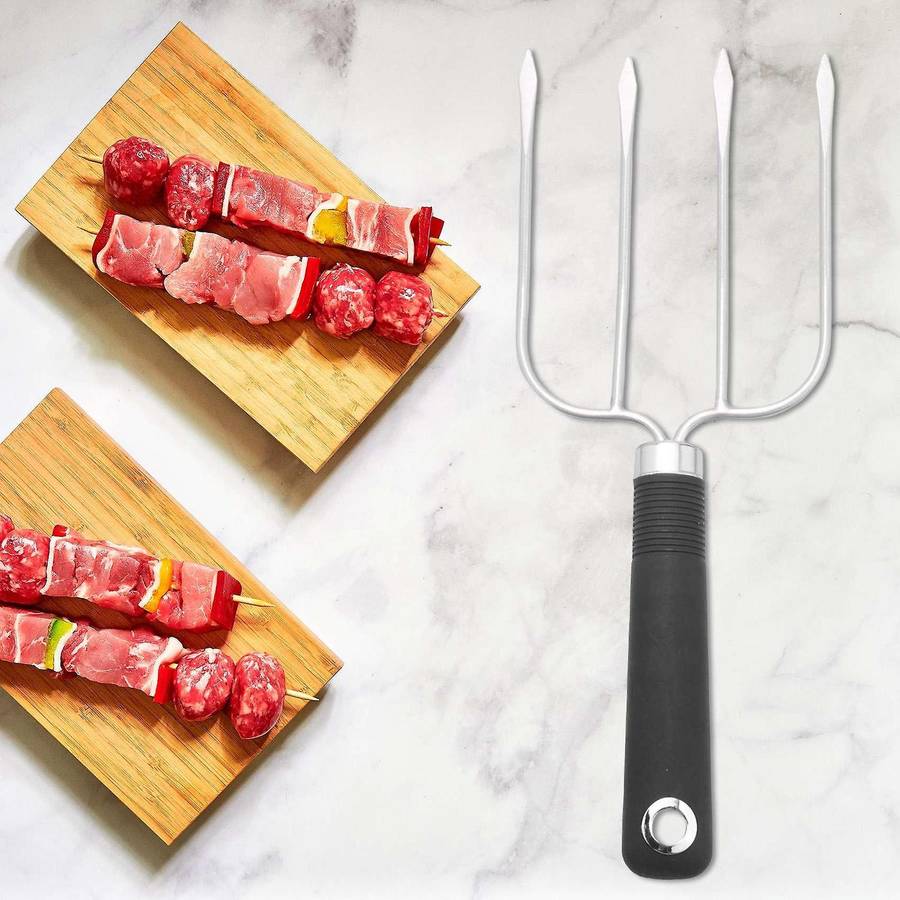 2Pcs Meat Fork,Poultry Roast Forks,Roast Chicken Forks with Slip Resistant Grip,Turkey Forks,for BBQ