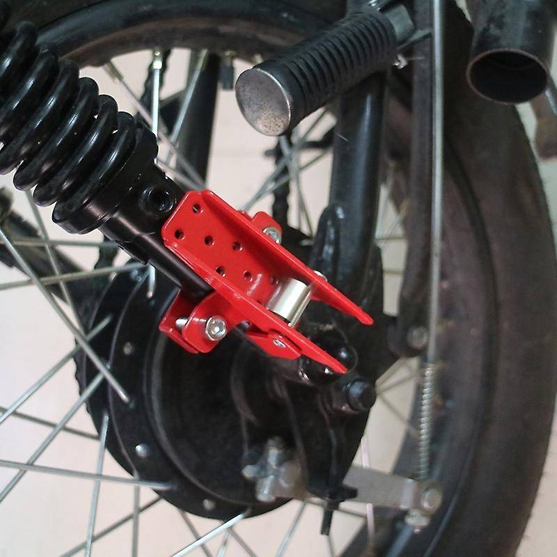 2Pcs Motorcycle Footrests Frame Ankles Folding Rear Passenger Foot Pegs Mount Pedal for Black