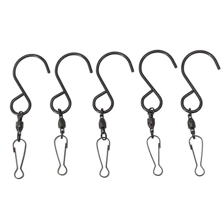 2PCS Versatile Rotating Hooks for Hanging Crystal Twisters and Bird Feeders
