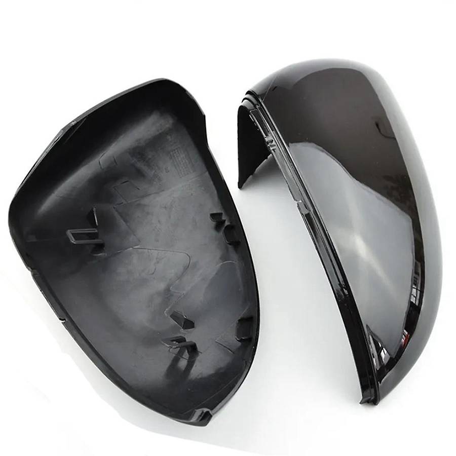2X Car Black Rear View Mirror Cover Golf 7 7.5 Jialu 2014-2018 Rear View Mirror Modification Parts