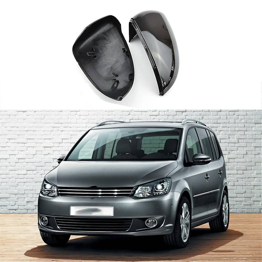 2X Car Black Rear View Mirror Cover Golf 7 7.5 Jialu 2014-2018 Rear View Mirror Modification Parts