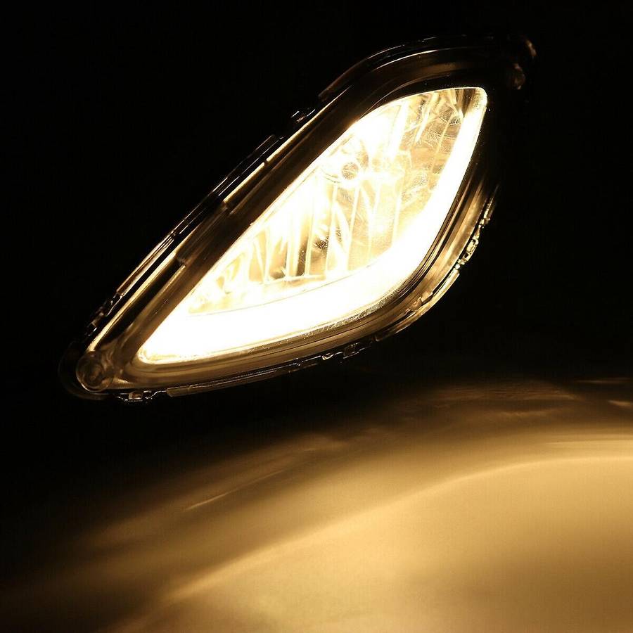 2X Clear Front Bumper Fog Light with 881 Bulbs for 2011 2012 2013