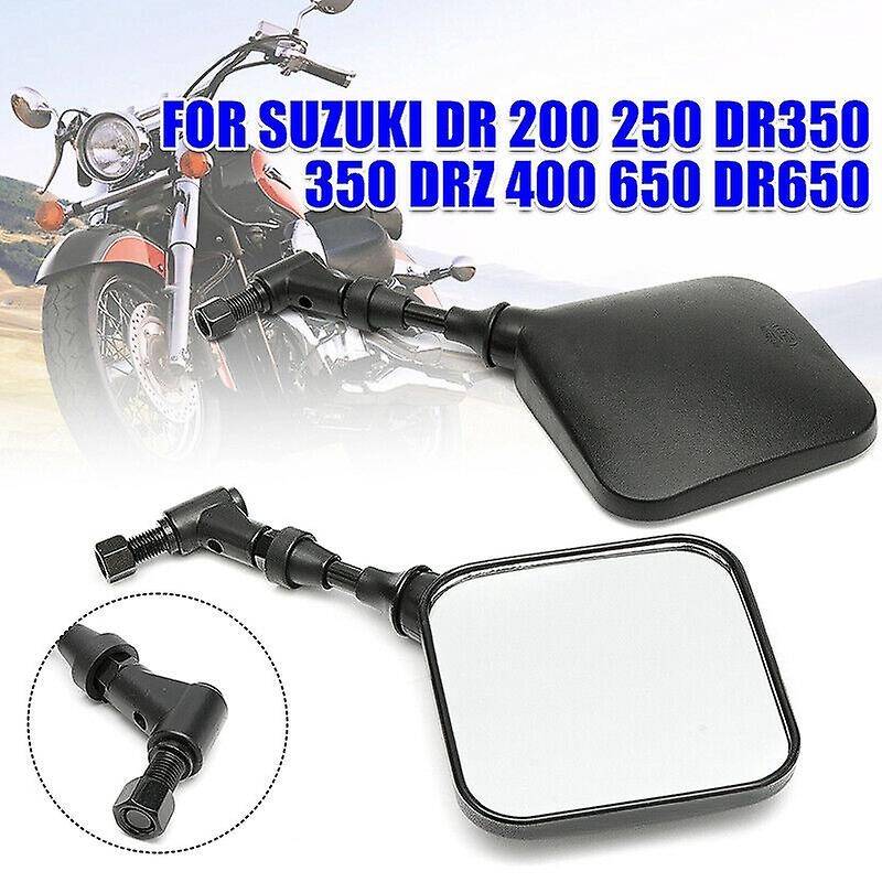 2X Motorcycle Rear View Mirror Side Mirrors for 200 250 DR350 350 DRZ 400 650 DR650