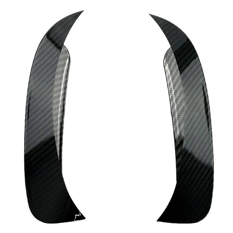 2X Rear Bumper Vent Cover Flaps Splitter Trim Carbon Fiber Style for - GLA 200 250 X156 GLA45 2013-2