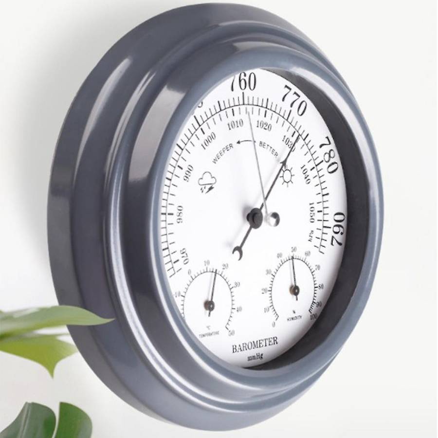 3 in 1 Thermometer Hygrometer Barometer Wall Hanging Weather Station Digital Indoor Atmospheric Pres