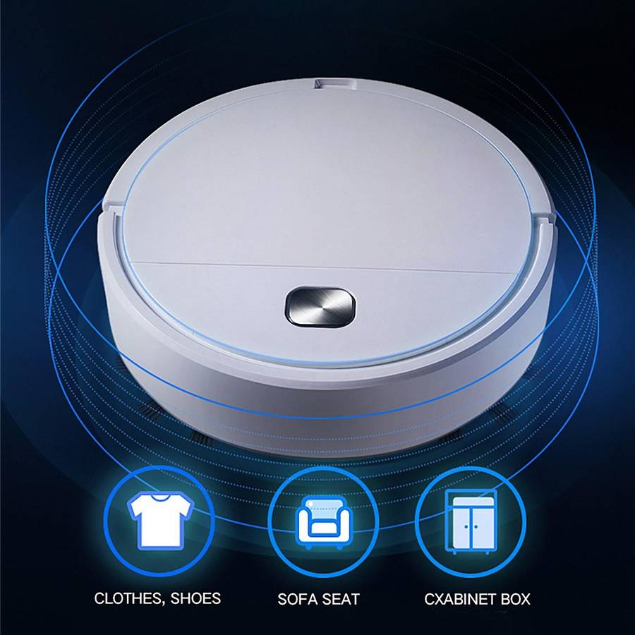 3 in 1 Robot Vacuum Cleaner Suction Smart Memory Electric Water Tank Wet Mopping Washing Robot Vacuu